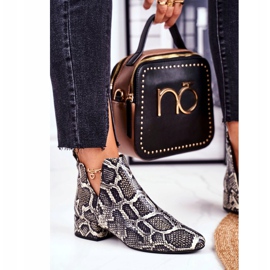 PV3 Botas de Mujer con Recortes, Piel Visconi 2625804 gris 2