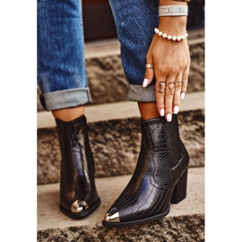 Botas De Mujer Con Tacón Negro Cowboys Atticus 4