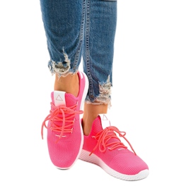 Zapatillas deportivas rosa F04-4 1