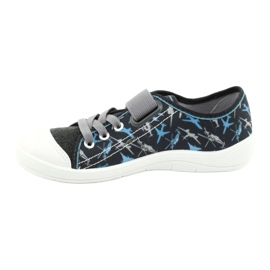 Calzado infantil befado 251Y155 azul gris 2