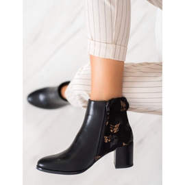 Sergio Leone Botas calentitas con estampado negro 3