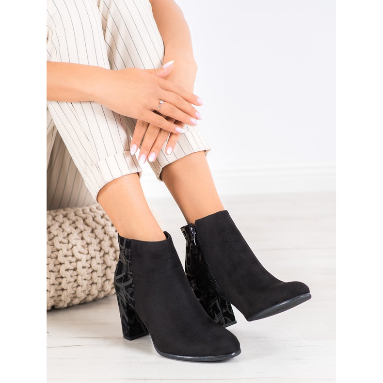 Sergio Leone Botas calentitas con estampado negro 1