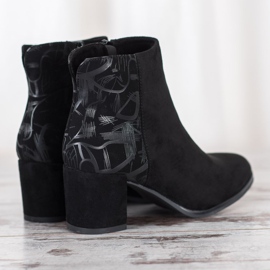 Sergio Leone Botas calentitas con estampado negro 5