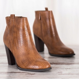 Seastar Botas de cuero ecológico marrón 2
