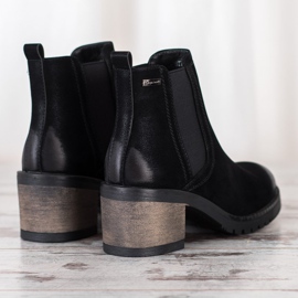 Sergio Leone Botas Chelsea con estilo negro 1