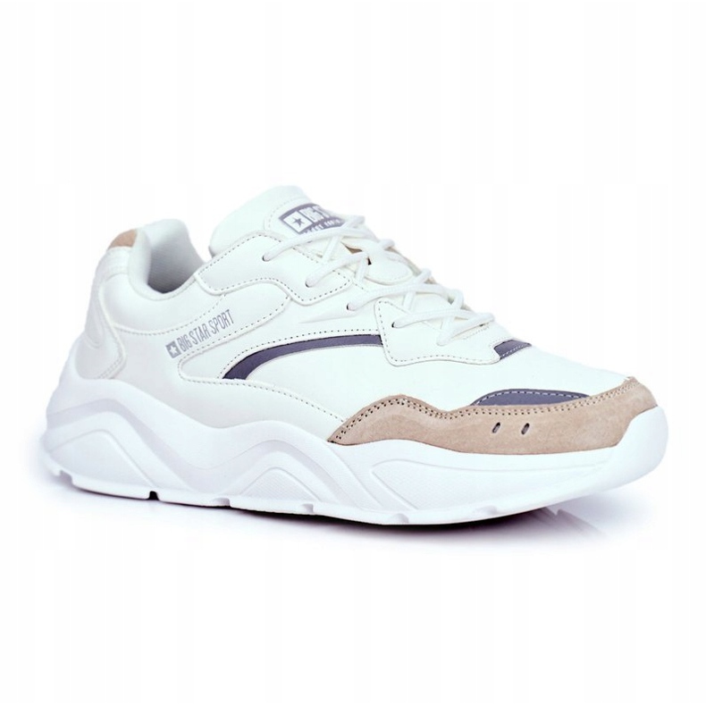 Zapatos Deportivos Hombre Big Star White GG174573 blanco 1