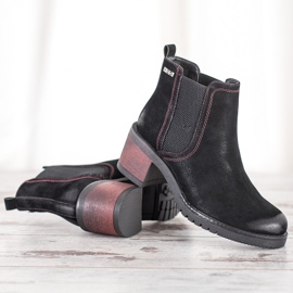 Sergio Leone Botas Chelsea con estilo negro 4