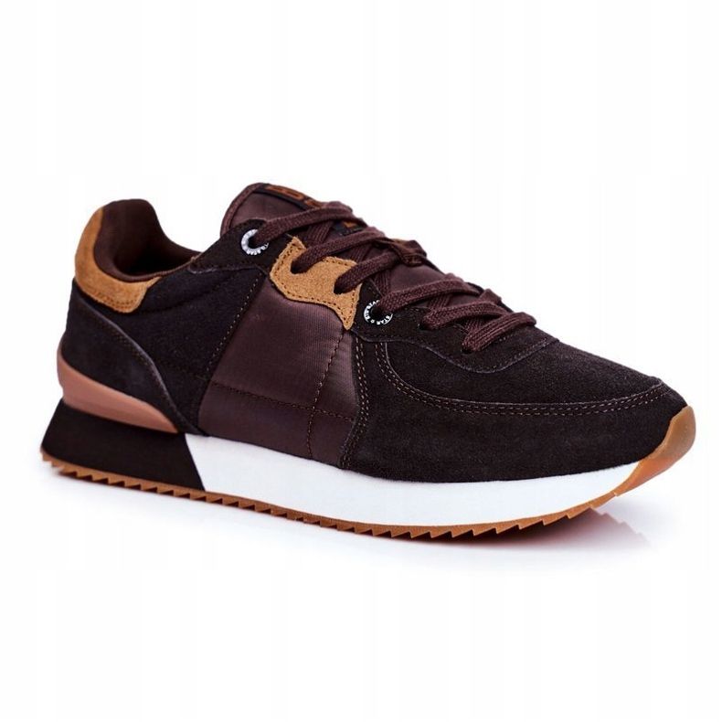 Zapatos Deportivos Hombre Big Star Brown GG174177 marrón 1
