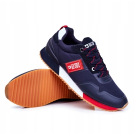 Zapatos Deportivos De Hombre Big Star Azul Marino GG174182 rojo 6