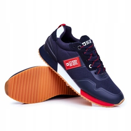 Zapatos Deportivos De Hombre Big Star Azul Marino GG174182 rojo 4