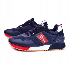 Zapatos Deportivos De Hombre Big Star Azul Marino GG174182 rojo 5