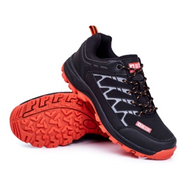 Zapatos Trekking Hombre Big Star Black GG174560 negro naranja 6