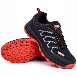 Zapatos Trekking Hombre Big Star Black GG174560 negro naranja 4