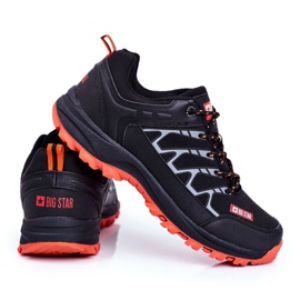 Zapatos Trekking Hombre Big Star Black GG174560 negro naranja 3
