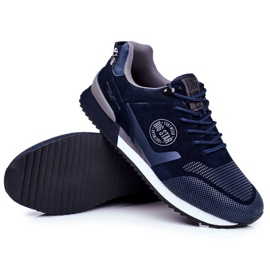 Zapatos Deportivos De Hombre Zapatillas Big Star Azul Marino GG174547 gris 4