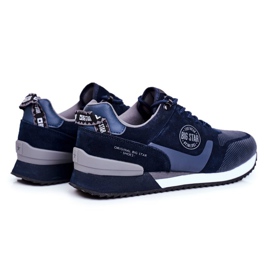 Zapatos Deportivos De Hombre Zapatillas Big Star Azul Marino GG174547 gris 2