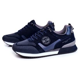 Zapatos Deportivos De Hombre Zapatillas Big Star Azul Marino GG174547 gris 5