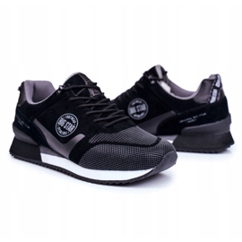 Zapatillas deportivas para hombre Big Star Black GG174548 negro gris 4