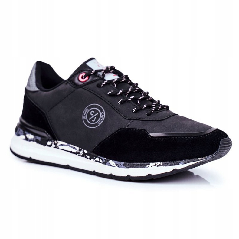 Zapatos Deportivos De Hombre Cross Jeans Negro GG1R4027C gris 1