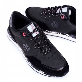 Zapatos Deportivos De Hombre Cross Jeans Negro GG1R4027C gris 4