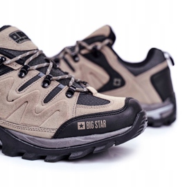 Zapatos de Trekking para Hombre Big Star Outdoor GG174281 beige negro gris 3