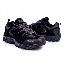 Zapatos De Trekking Para Hombre Big Star Outdoor Black GG174282 negro gris 5