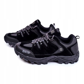 Zapatos De Trekking Para Hombre Big Star Outdoor Black GG174282 negro gris 3