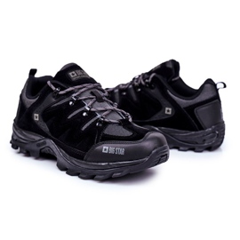Zapatos De Trekking Para Hombre Big Star Outdoor Black GG174282 negro gris 4