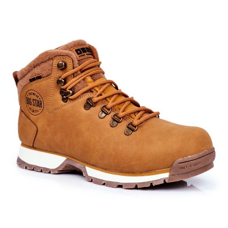 Zapatos De Trekking Para Hombre Big Star Outdoor Camel GG174402 beige amarillo 1