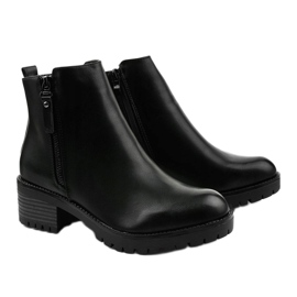 Botas Melba planas negras con aislamiento negro 3
