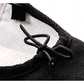 Zapatillas de ballet Meteor de algodón y cuero 54.000 negro 4