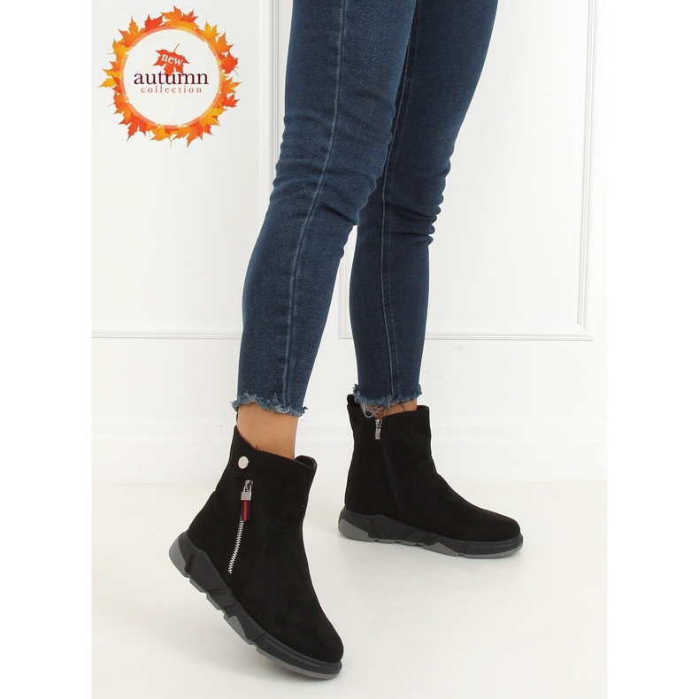 Botas deportivas negras KFS-506 Black negro 1