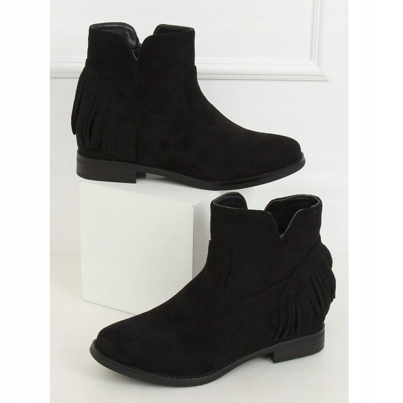 Black 1515 Botas estilo boho negras negro 1