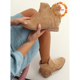 Botas estilo boho en beige 1515 Beige 1