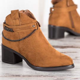 Botas VINCEZA camel marrón multicolor 3