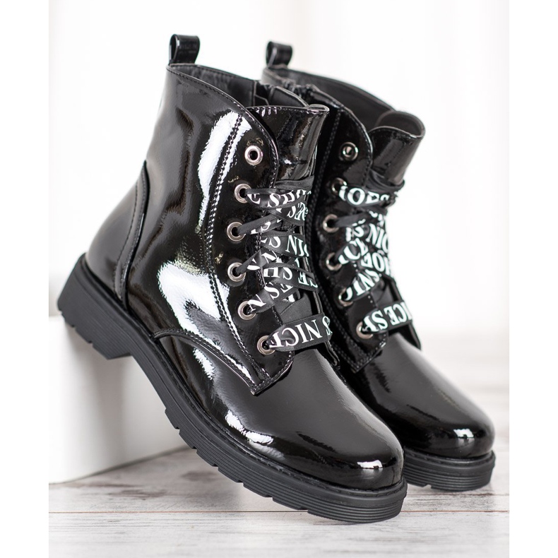 Trabajadores lacados VINCEZA negro 1