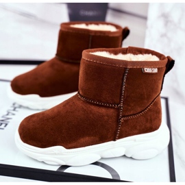 Botas de nieve Big Star para niños Camel GG374086 marrón multicolor 2