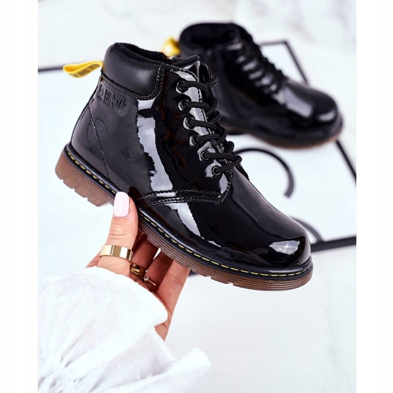 Botas de abrigo para niños Big Star Black GG374075 negro 1