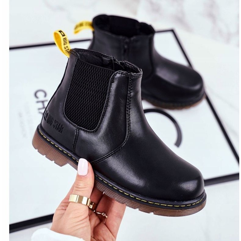 Botas Jodhpur para niños Big Star Black GG374080 negro 1