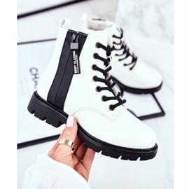 Vinceza Botas cálidas para niños con cremallera, Falcon Blanco Lacado 1