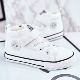 Zapatillas para niños Big Star Warm White GG374033 blanco 2
