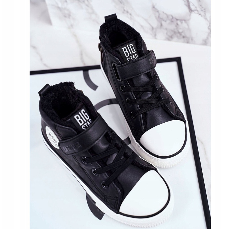 Zapatillas para niños Big Star Warm Black GG374035 negro 1