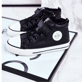 Zapatillas para niños Big Star Warm Black GG374035 negro 3