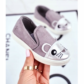 PH1 Zapatillas de niños sin cordones grises Candys grises 3