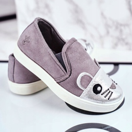 PH1 Zapatillas de niños sin cordones grises Candys grises 1