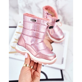 WEESTEP Botas de nieve para niños Calentadas con Lana Felini Rosa 2