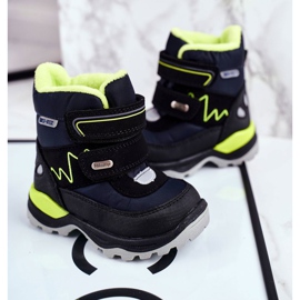 WEESTEP Botas de nieve para niños calentadas con lana azul marino Booom 3