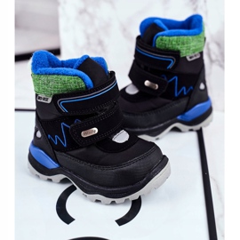 WEESTEP Botas de nieve cálidas de lana para niños Black Booom negro 2