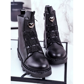 Apawwa Botas cálidas de globos negros para niños 1 Apawwa Botas cálidas de globos negros para niños 1