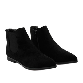 Botines planos negros de Myron 2